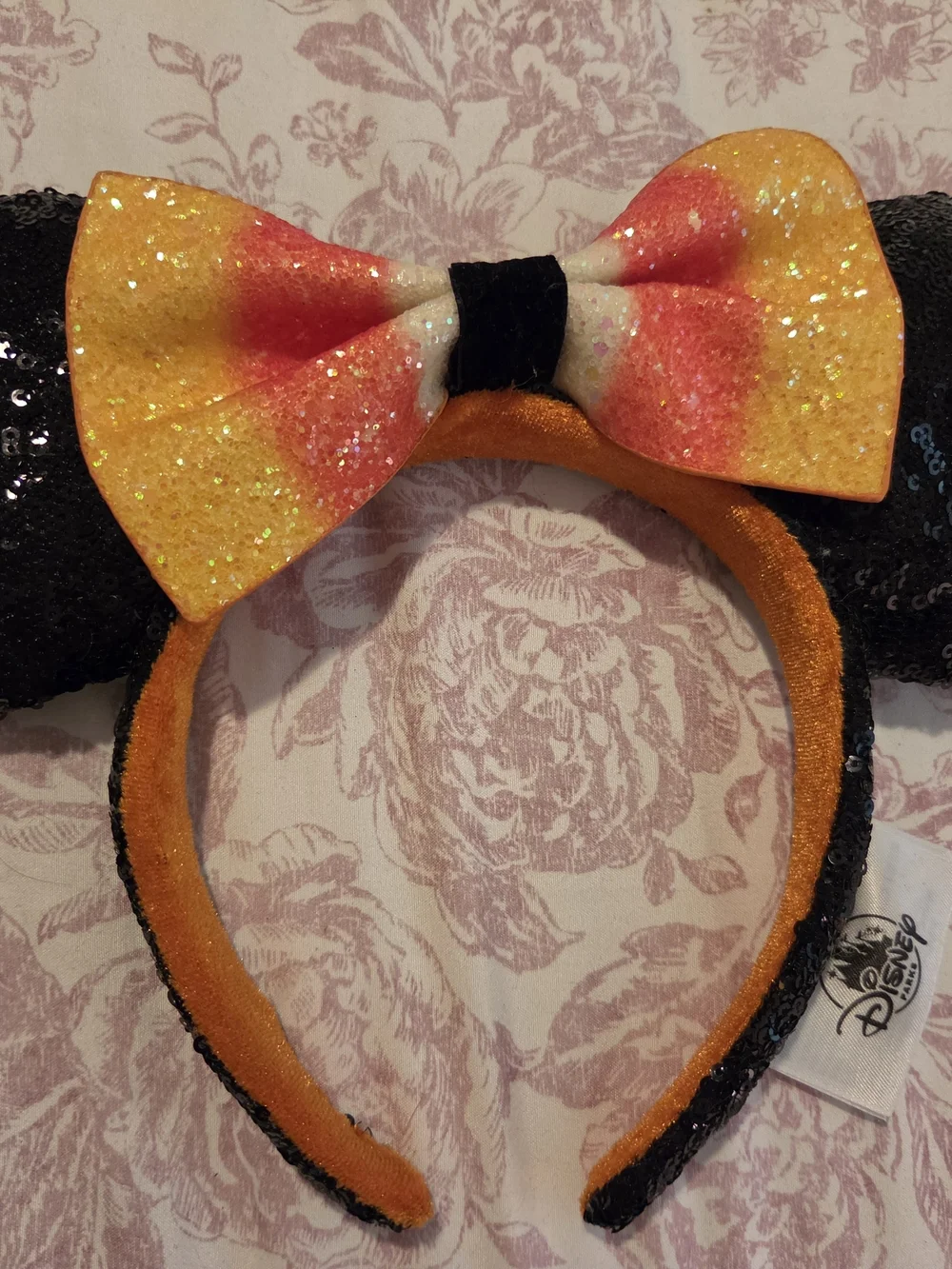 Candy Corn Themed Minnie Mouse Ears From Disney Parks